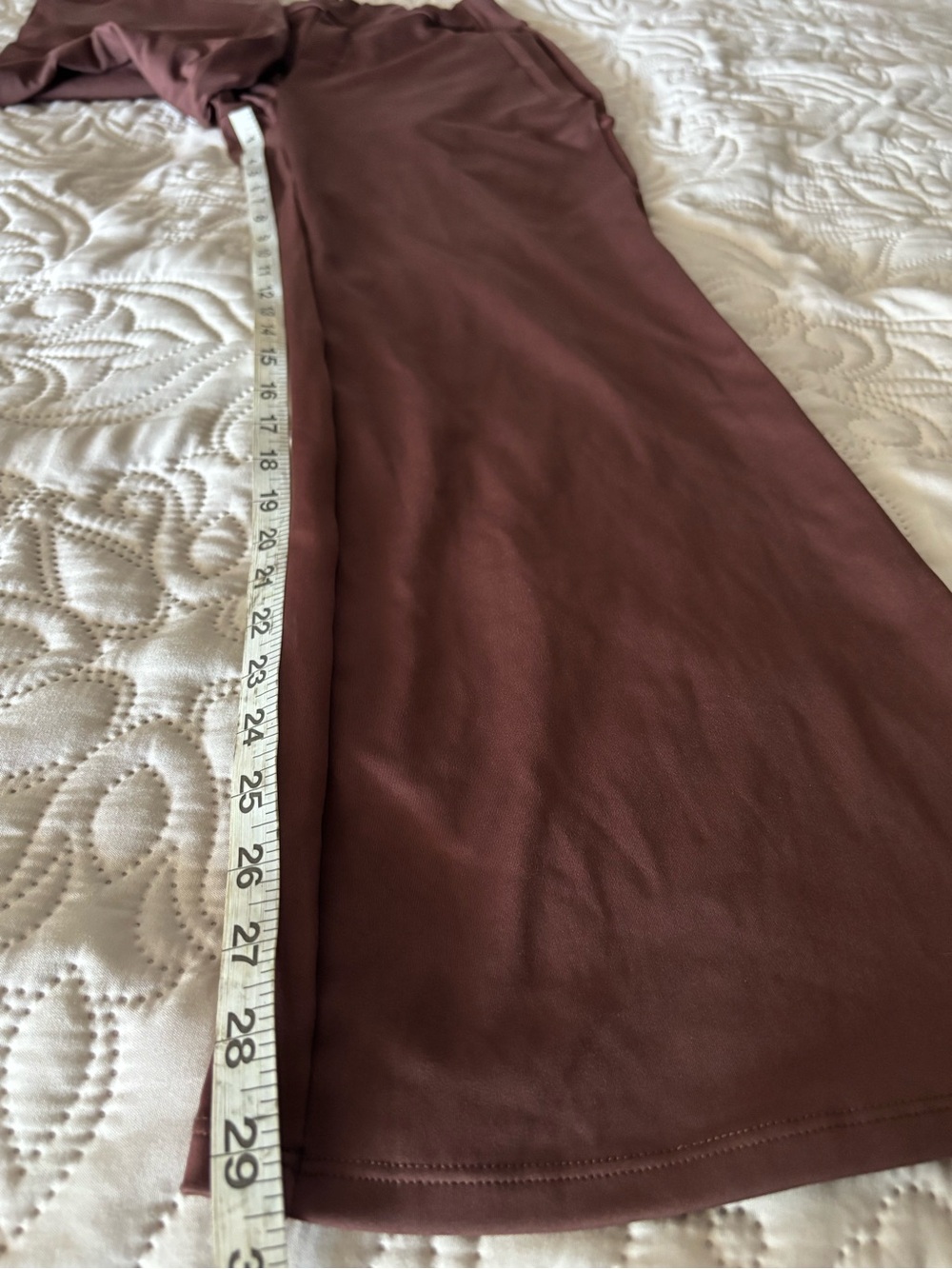 HALARA Wide-Leg Red Mahogany Pull-On Pants M/ Reg - Picture 11 of 13